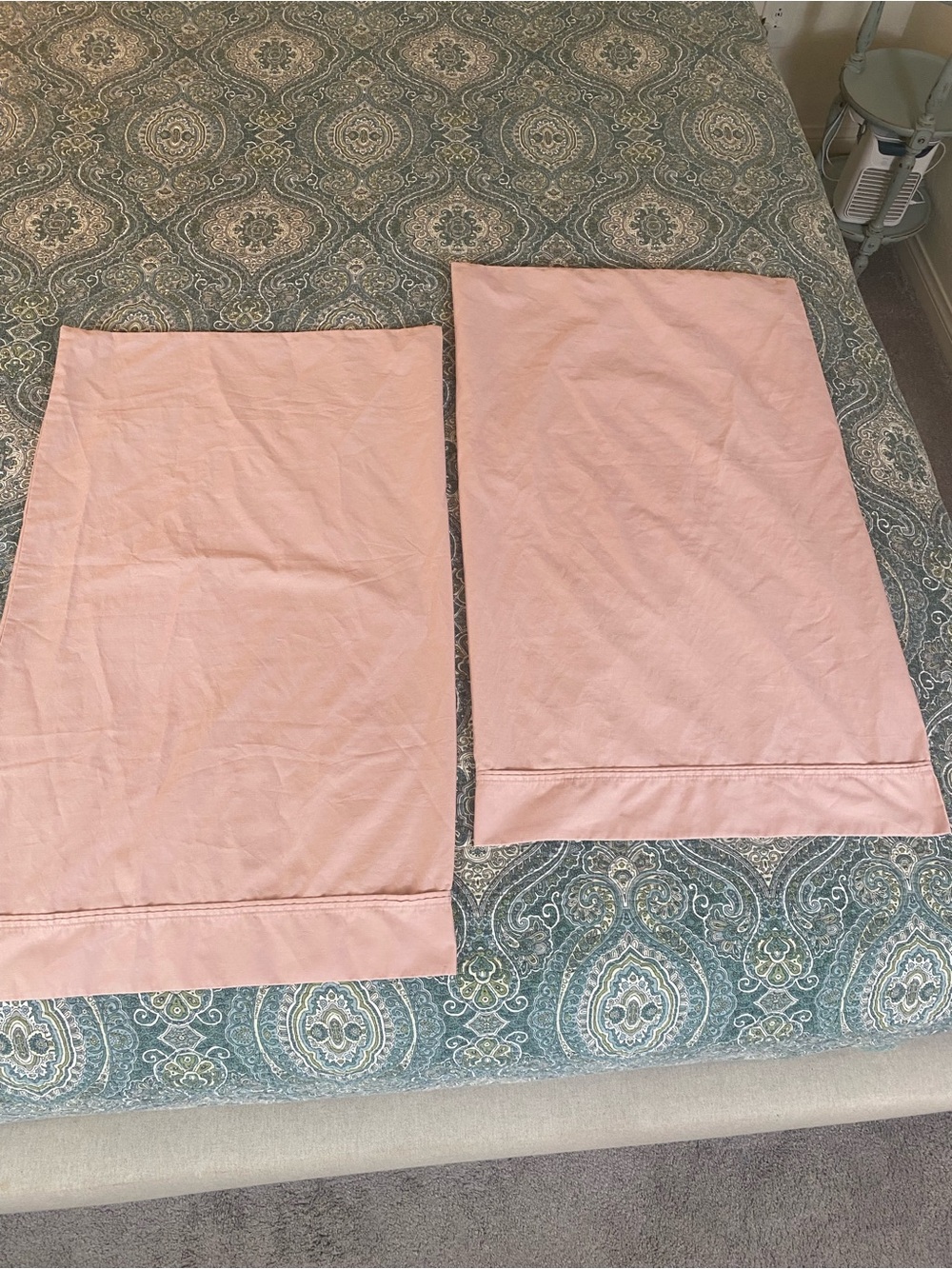 Threshold Blush Pink Standard Size Pillowcases